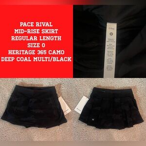 Lululemon - Pace Rival Mid-Rise Skirt